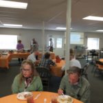 Potluck luncheon and church service